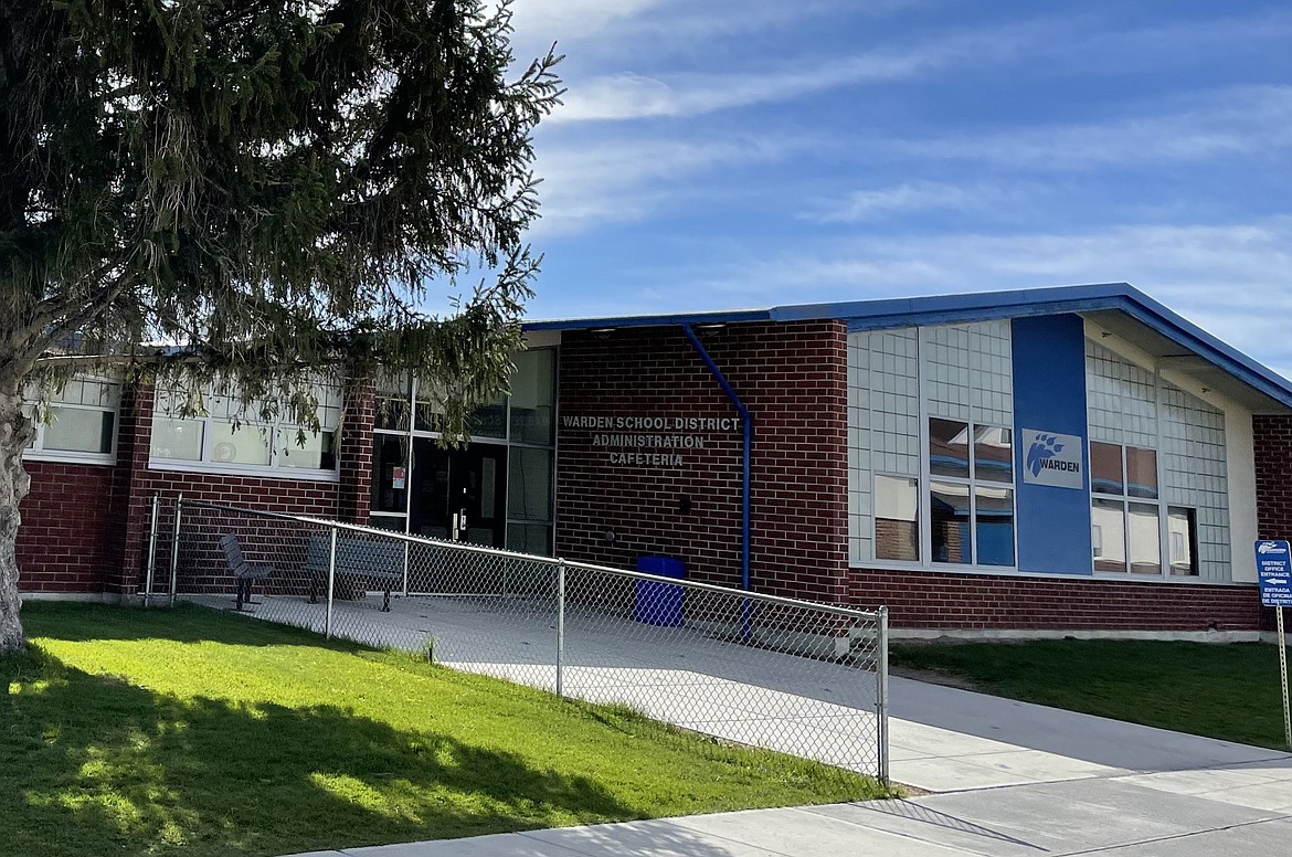 Exterior of the Warden School District Administration Building. The Warden School Board approved the appointment of Tiffany Hymas to the vacant board position 2 during the April 25 meeting.