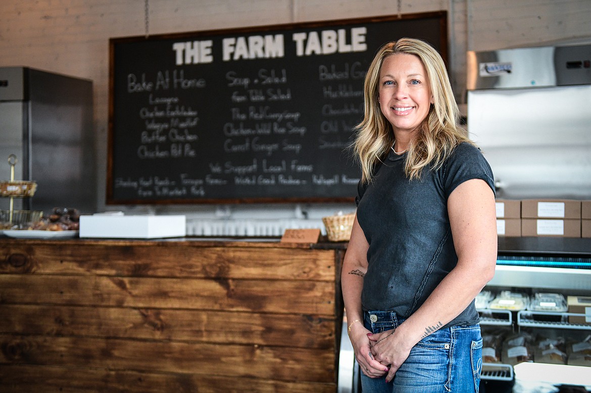 Owner Brandi Peerman at The Farm Table in Kalispell on Thursday, May 2. (Casey Kreider/Daily Inter Lake)