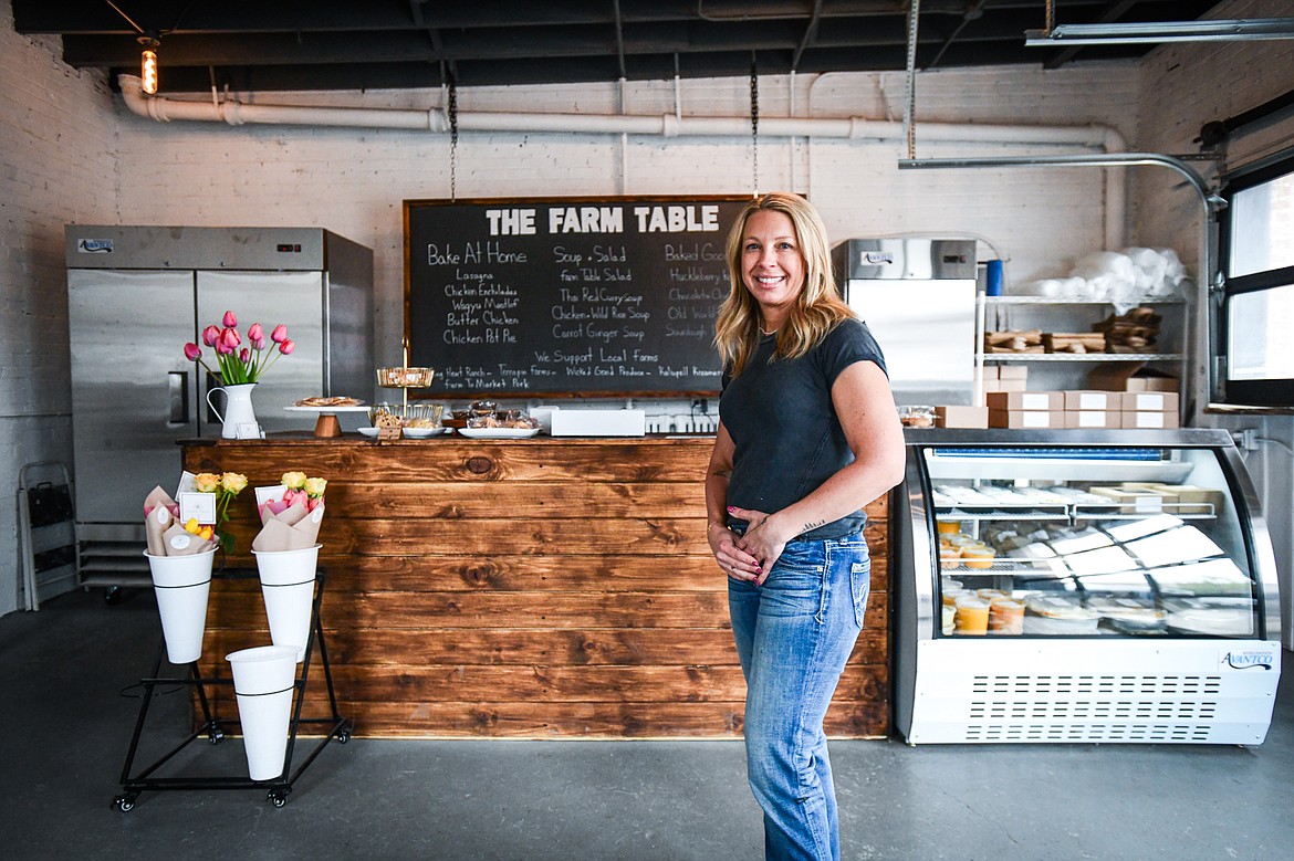 Owner Brandi Peerman at The Farm Table in Kalispell on Thursday, May 2. (Casey Kreider/Daily Inter Lake)