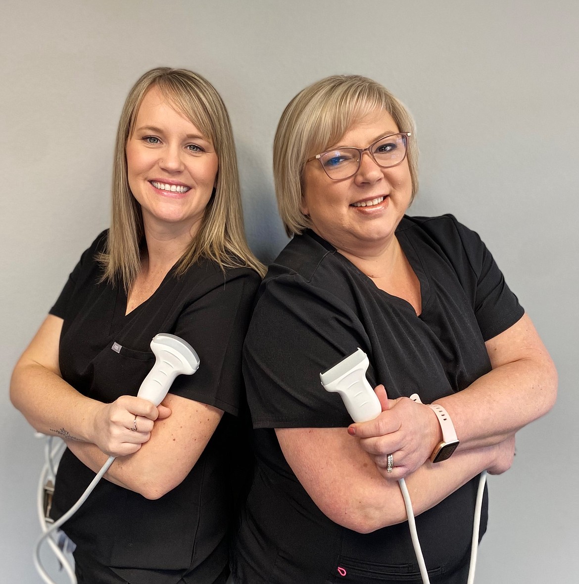 Selkirk Diagnostics co-owners Whitney Barnett (left) and Carrie Day.