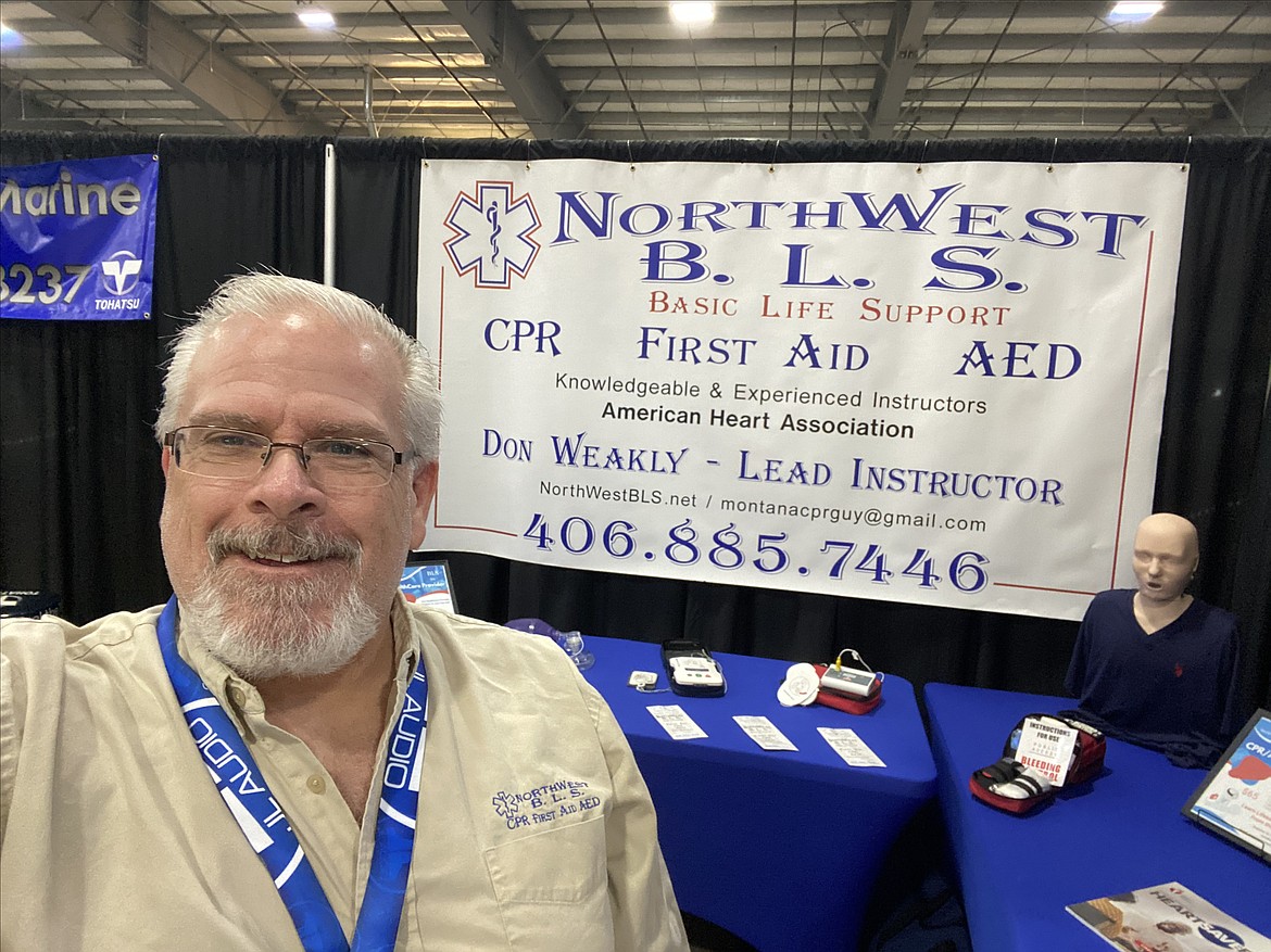 Don Weakly, owner of Northwest BLS, teaches CPR and other classes.