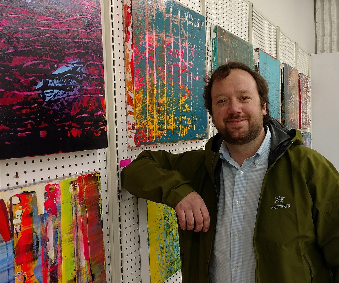 The Jacklin Arts and Cultural Center is calling for artists to submit creative pieces that celebrate the healing power of art for the upcoming "Art Uplifts" exhibit. The show, which is free to enter, honors the memory of late artist Jimmy Magnuson, pictured here at his first solo show in December 2018.