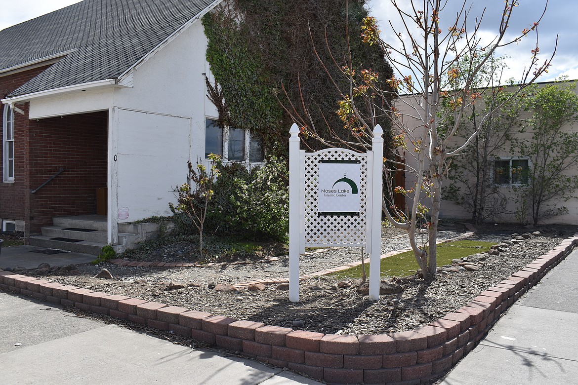 The former church building at Third Avenue and Elm Street in Moses Lake is now the home of the Moses Lake Islamic Center.