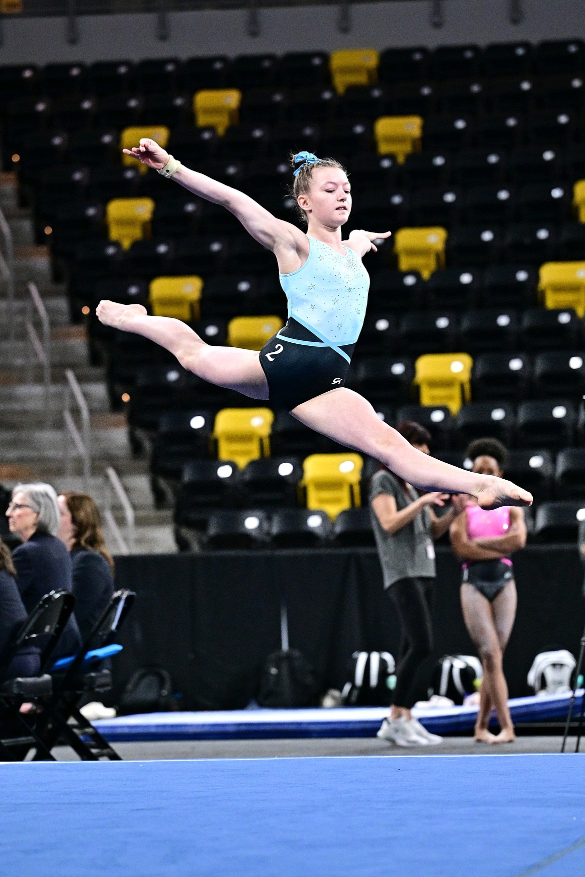 Courtesy photo
Madeline Hoare traveled to Coralville, Iowa to represent Technique Gymnasts and Region 2 in the Level 9 Western Championships and received a 9.175 on Vault and 9.1 on Floor.