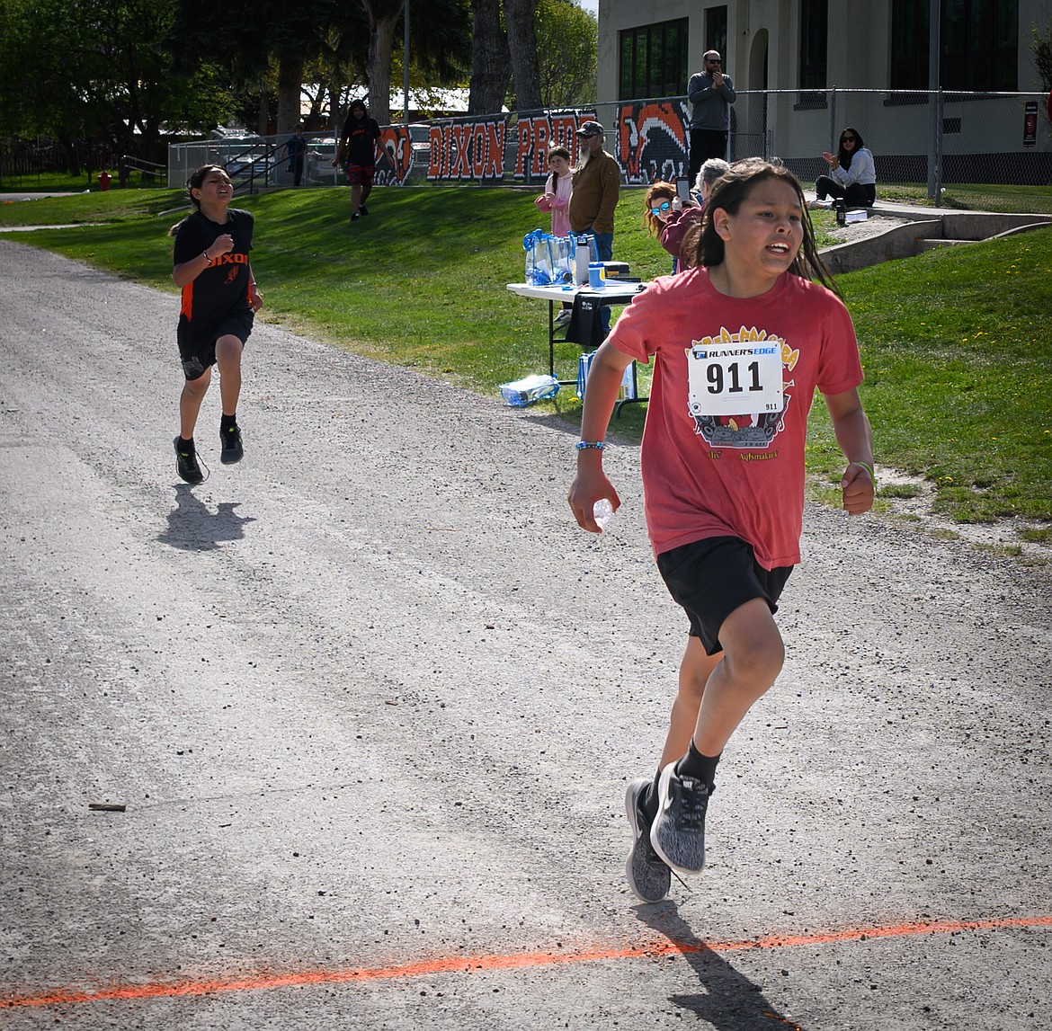 Sonny Matt, 12, placed first in the 10K race during the Dixon Stampede. (Tracy Scott/Valley Press)