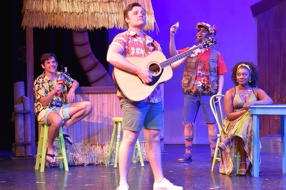 The Playhouse's 2023 cast performs in "Escape to Margaritaville." (photo provided)