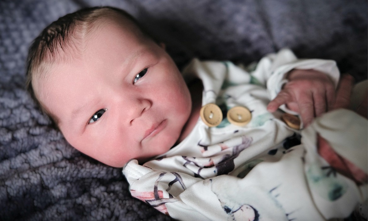 Bridger Thomas Owens was born May 6 at the St. Luke New Beginnings Birth Center in Ronan to Christopher and Sarah Owens of Ronan. He measured 8 lbs., 10 oz. and was 21 inches long. Paternal grandparents are Ken Owens and Doug and Jennifer Johnson of Bradenton, Fla. Maternal grandparents are Tom and Melissa Anderson of Ronan. Bridger joins sibling Carter.