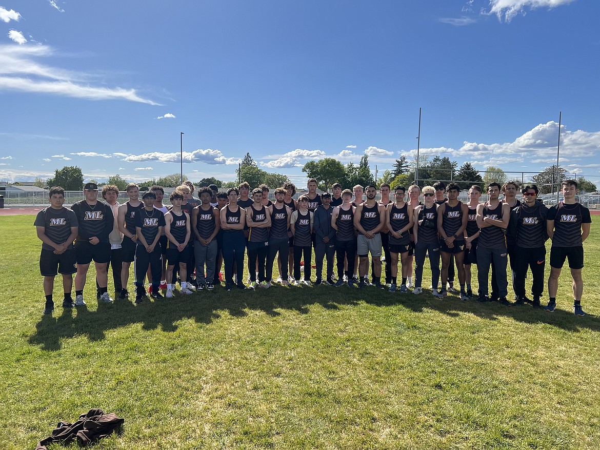 The Moses Lake boys track and field team won the regular season Columbia Basin Big 9 league title last week, clinching the league championship with a win over Eisenhower on May 2.