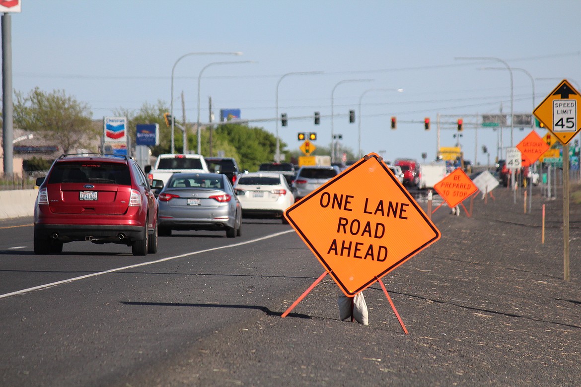 Paving is the next phase of a resurfacing project along State Route 17, and the signs are out to alert drivers to the traffic revisions.