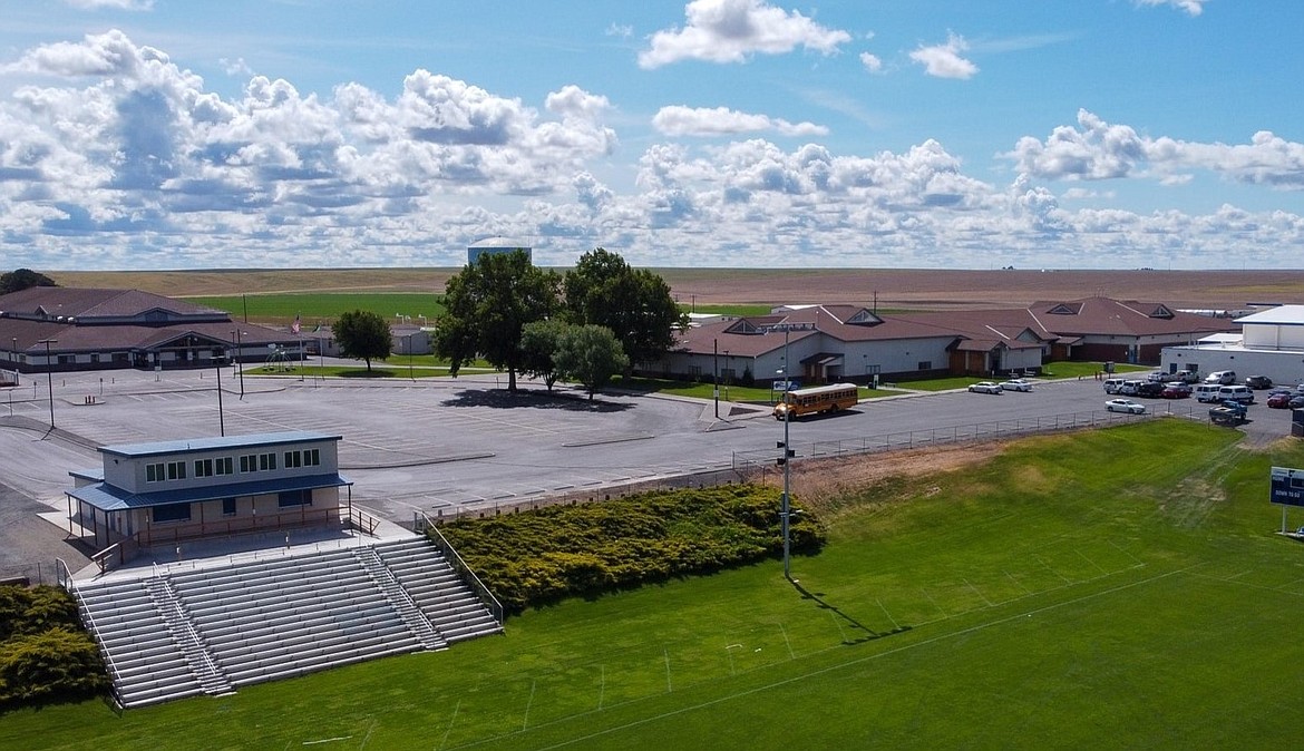 An overlooking photo of the Warden School District campus on the south edge of Warden. The district hosted its first blood drive in 2024 on April 30, run by blood donation center Vitalant. According to Warden District Nurse Janna Benzel, the drive was one of the district’s best yet.