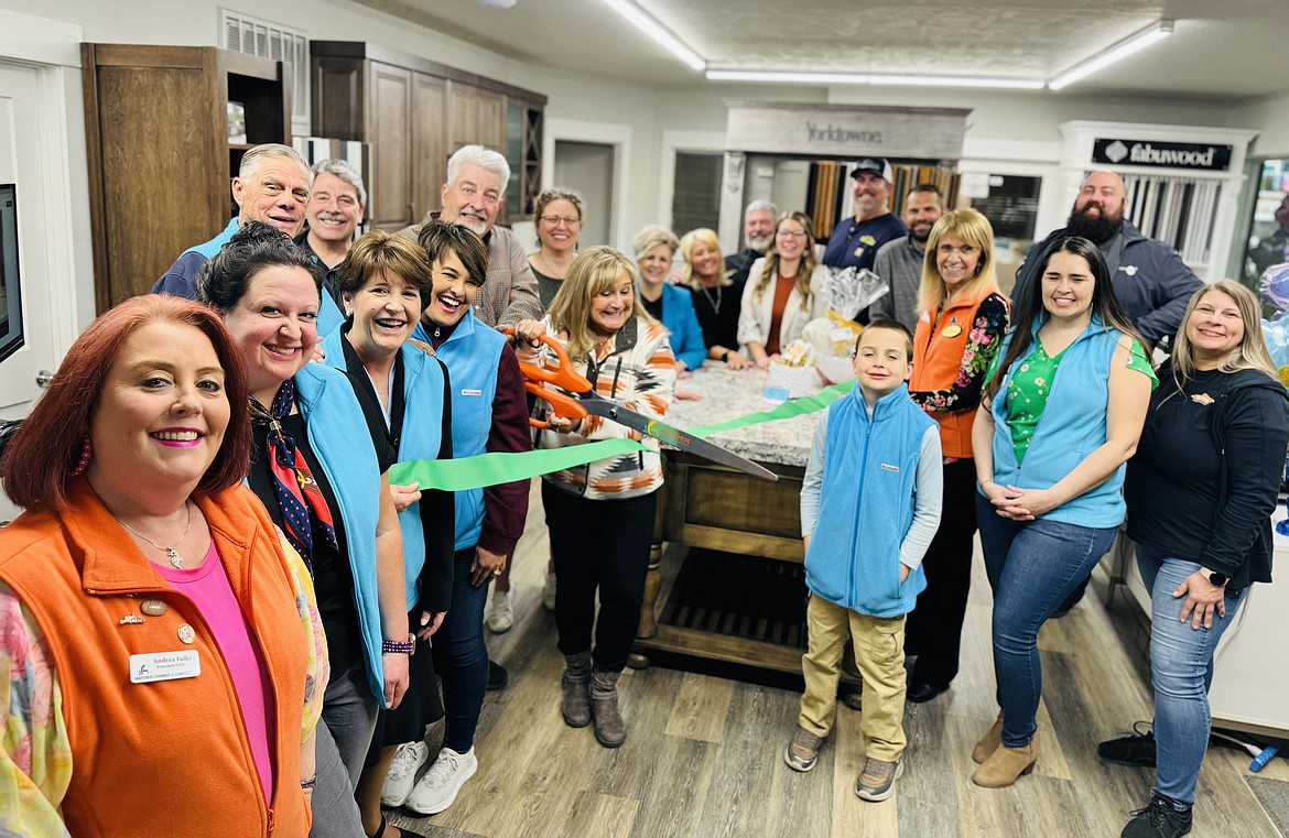 The Hayden Chamber of Commerce celebrated a ribbon cutting with 3D Kitchens by Design.