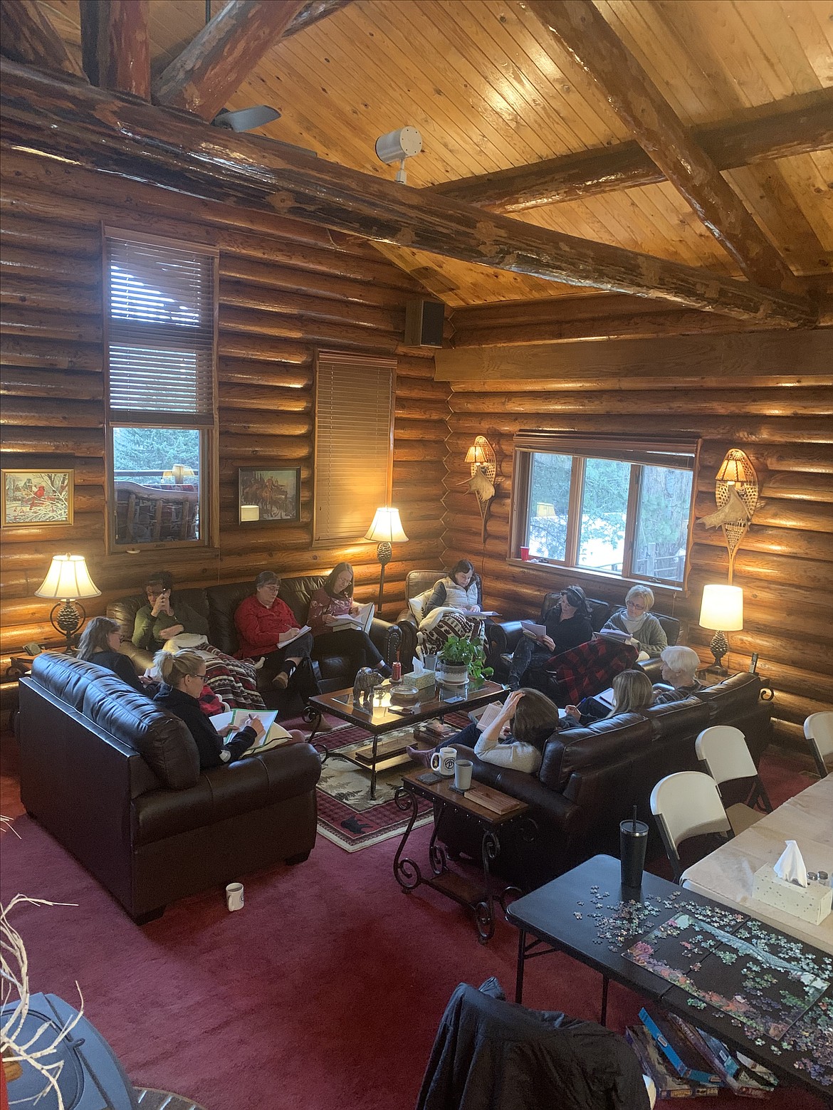 A recent retreat for wives of law enforcement officers takes place at Protectors' Peak in Calder.