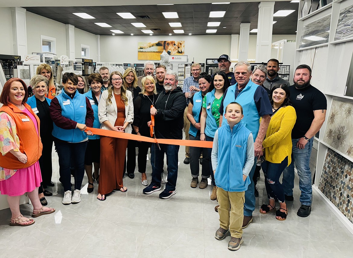 The Hayden Chamber of Commerce celebrated a ribbon cutting for Panhandle Carpet One.