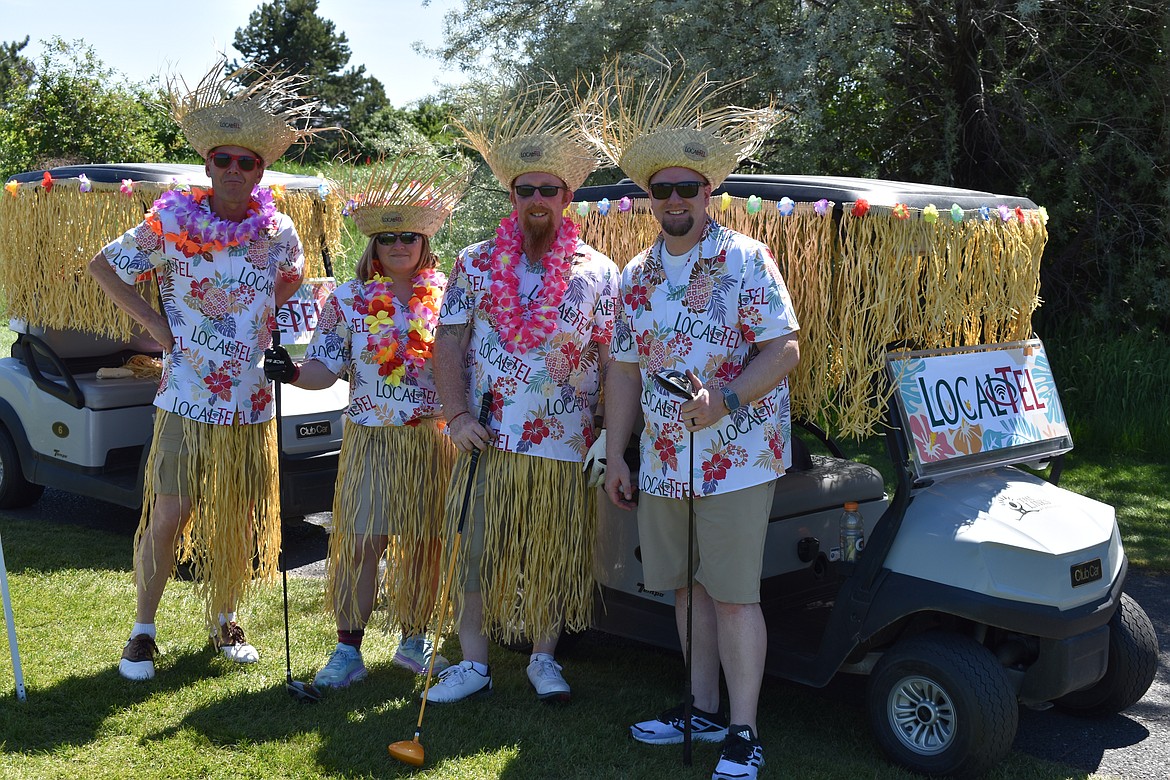 Team Local Tel went all in on the luau theme this year with matching costumes and decorated vehicles winning them the prize for Team Unity.