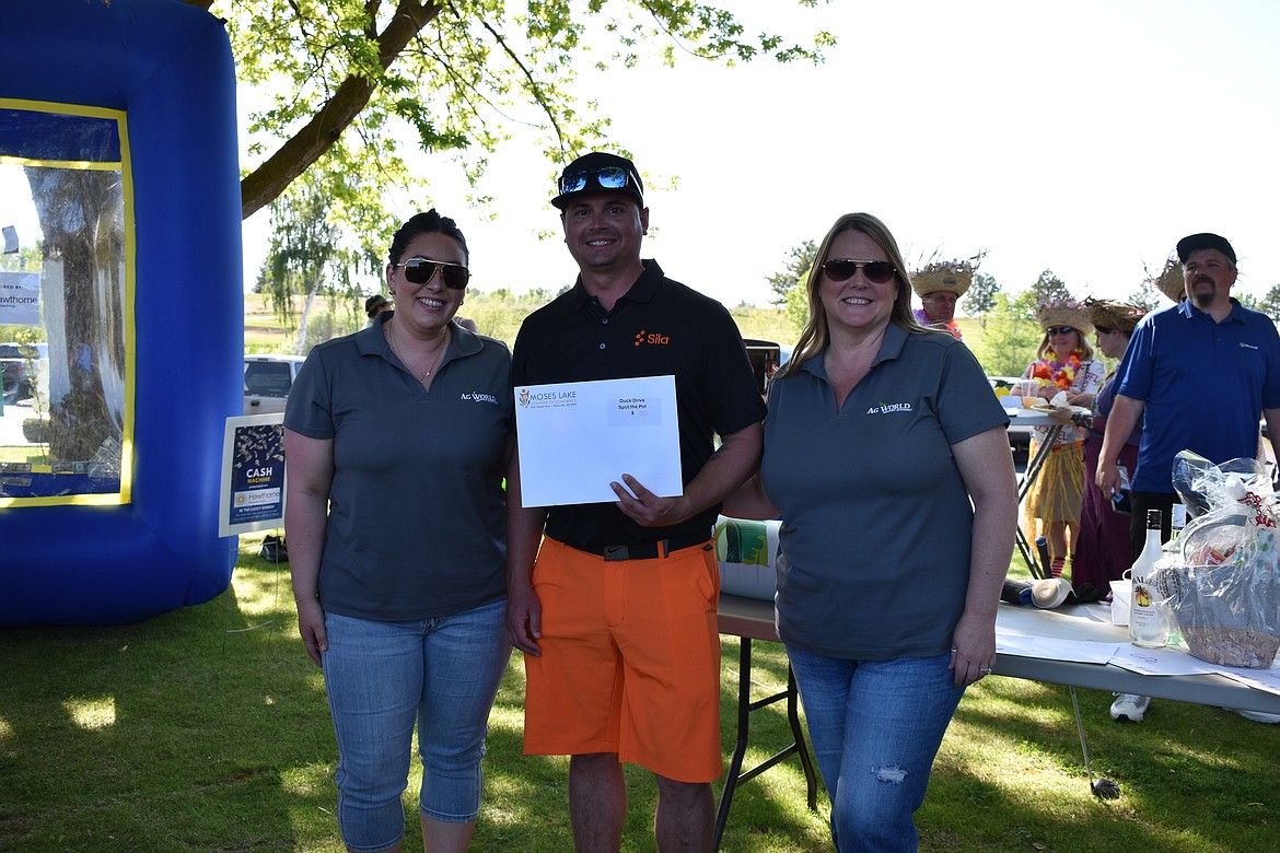 Pat Doremus from Sila was the winner of the Duck Drive with a drive of 144 feet and two inches. He elected to donate his earnings back to the Ronald McDonald House.