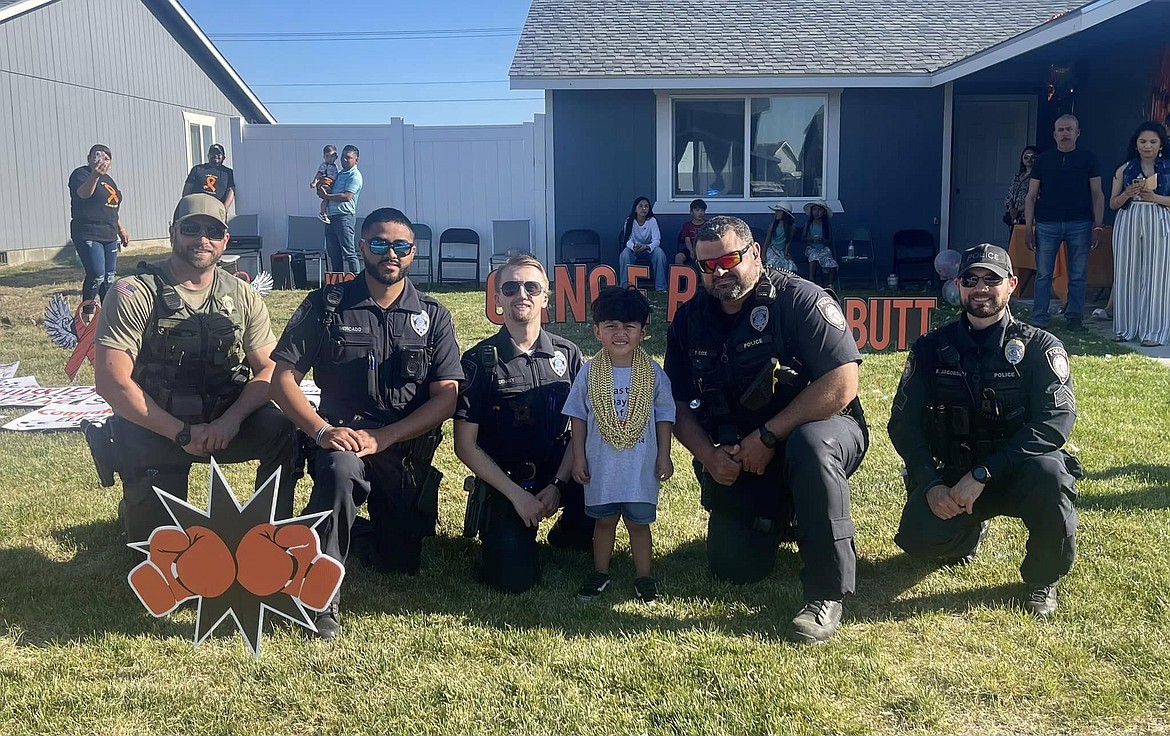 Othello Police officers participated May 10 in a parade for Elezar, who has been battling leukemia for the last couple of years, in celebration of Elezar’s last day of chemotherapy.