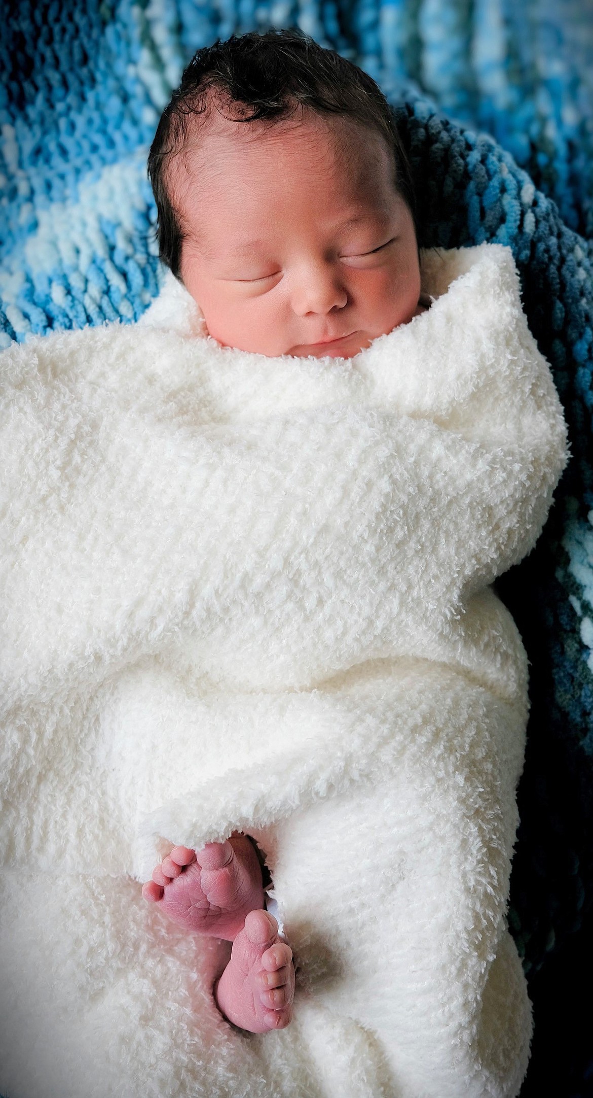 Su'Ryncien James Jule Williams was born May 14, 2024 at the St. Luke New Beginnings Birth Center in Ronan to Seth and D'Anja Williams of Polson. He measured 8 lbs., 11 oz. and 20.5 inches long. Paternal grandparents are Julia Williams and the late Kenneth Davis of Polson. Maternal grandparents are Wesley Charlo of Idaho and Lisa Brueggeman of Charlo. Su'Ryncien joins siblings Tomee, Paisley and Synia.