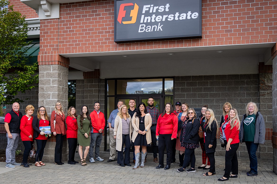 The Post Falls Chamber of Commerce paid a visit to First Interstate Bank in Post Falls; an 18-year member of the chamber and a bank that is committed to the community.