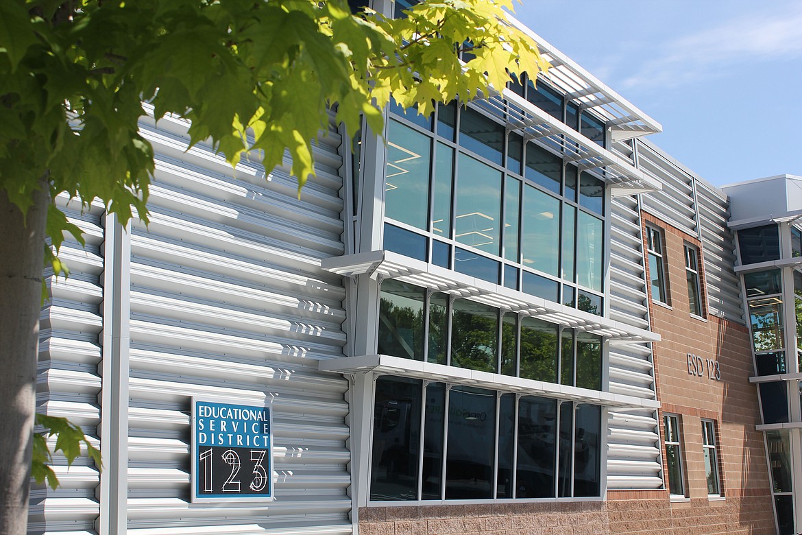 Exterior of Washington Educational Service District 123’s main headquarters in Pasco. ESD 123 is one of nine ESDs in Washington, which are legislatively mandated organizations that exist to provide assistance to school districts across the state.