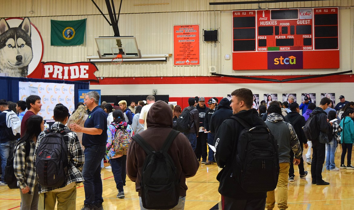 Othello High School students attend the 2023 Othello Career Fair in October of 2023. The Othello School District is among the districts served by Educational Service District 123