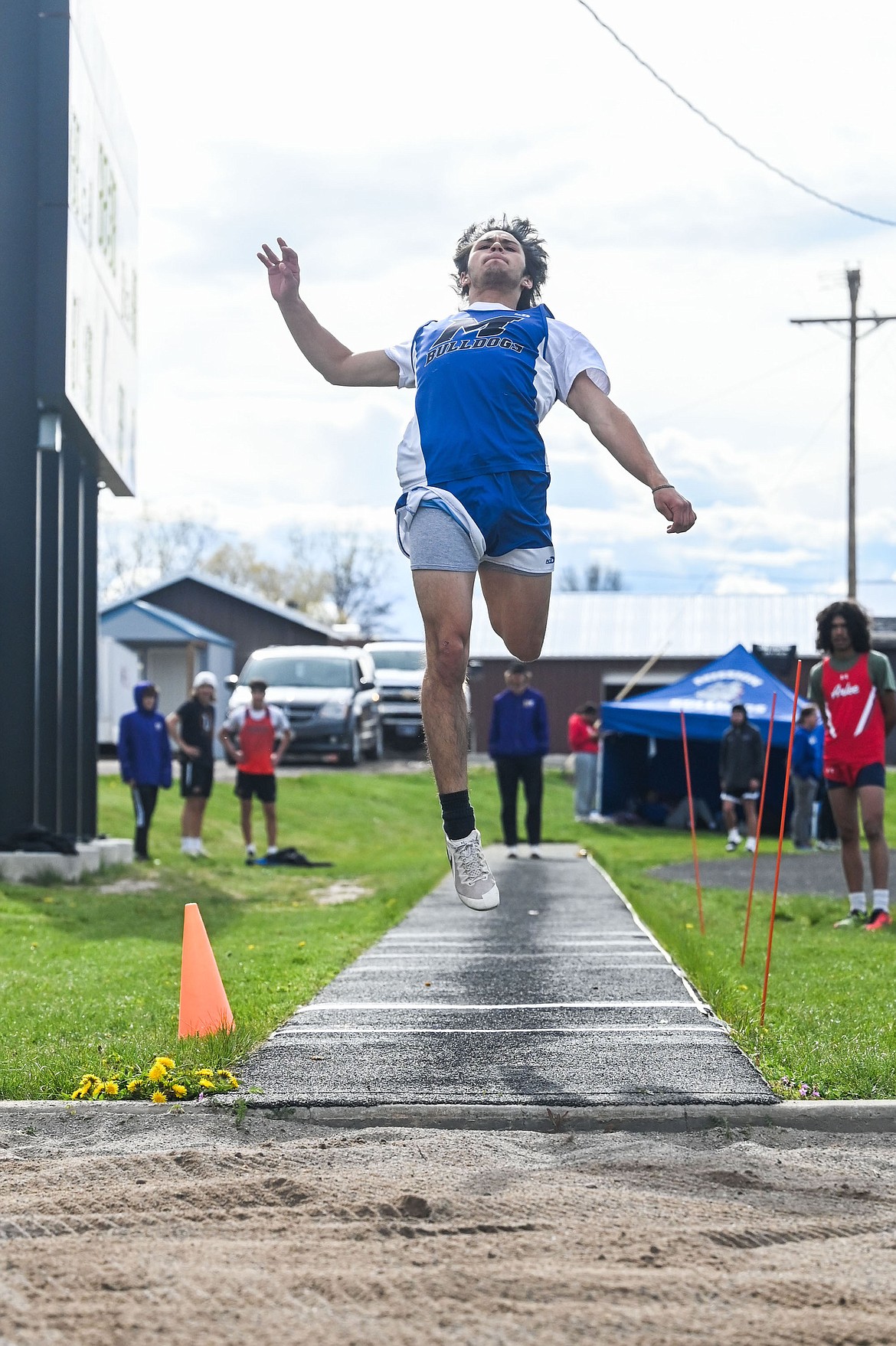 Iyezk Umphrey was fourth in the triple jump and seventh in the long jump at last week's Western B Divisional Track Meet in Missoula. (Christa Umphrey photo)