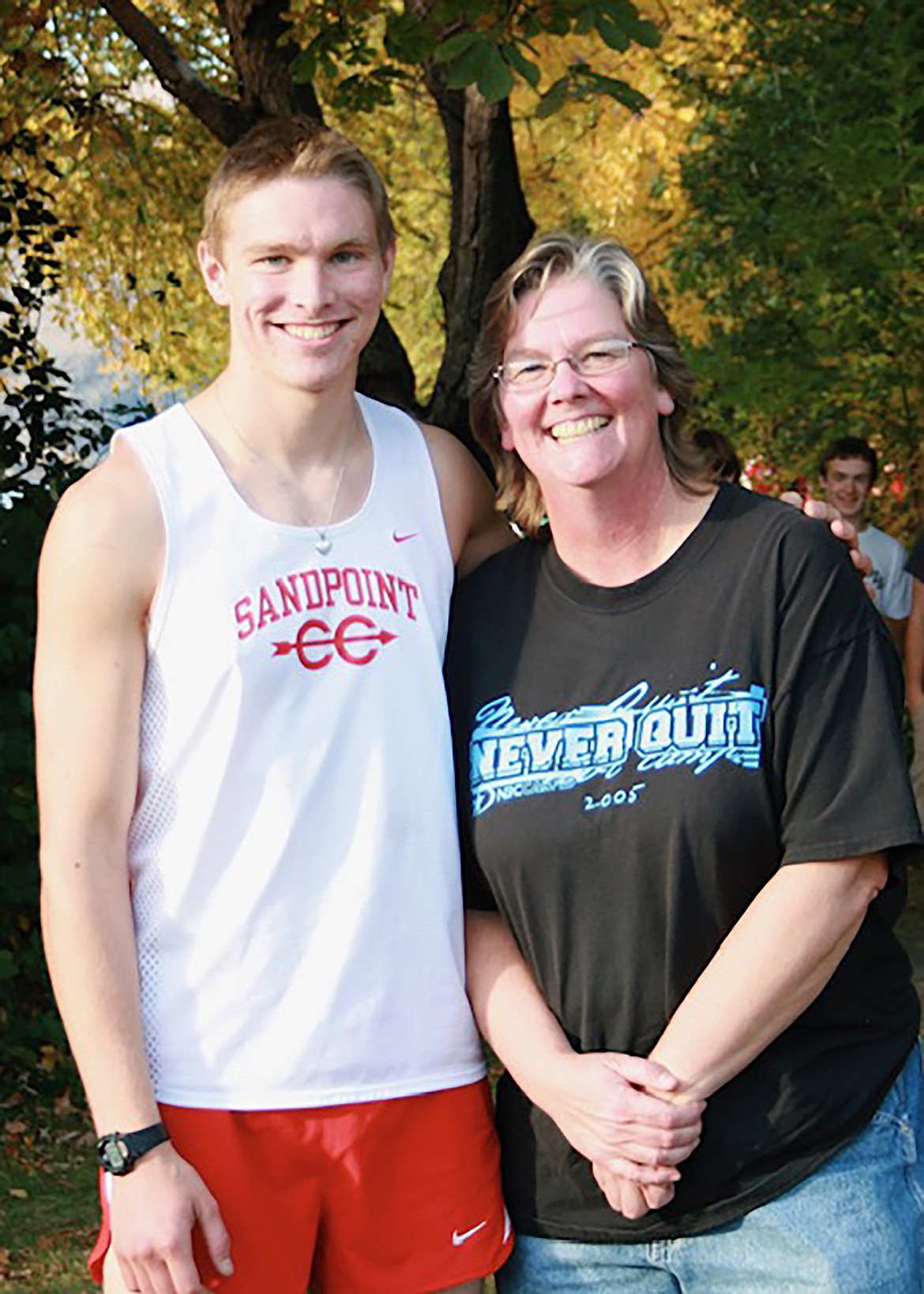 Tim Prummer is pictured with his mom, Kathy, as a Sandpoint High School student. After he died as a result of an accidental overdose, his parent Kathy Prummer and  Gregg and wife Shawna Prummer came together to fund The Tim Project at North Idaho Neurotherapy to help others who face challenges similar to Tim's.