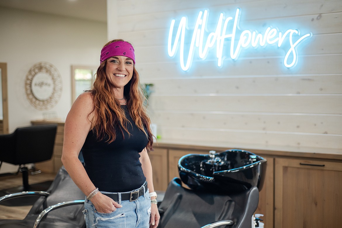 Holly Johannson at her new salon in Bigfork on Friday, May 17. (Avery Howe/Bigfork Eagle)