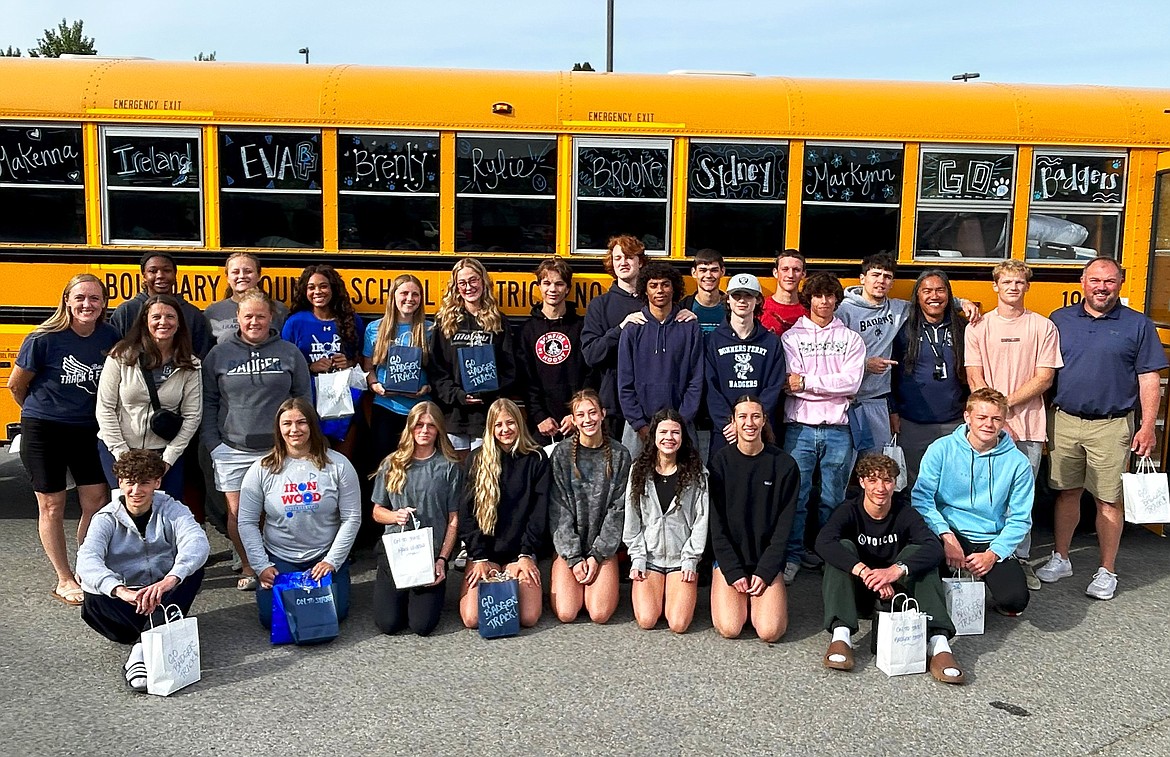 Bonners Ferry Track and Field team athletes off to the state championship.