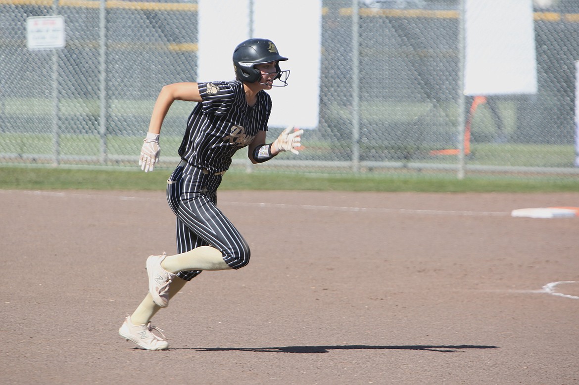 Royal junior Lily Delarosa was one of four Knights that had two hits in Thursday’s state tournament win over Klahowya.