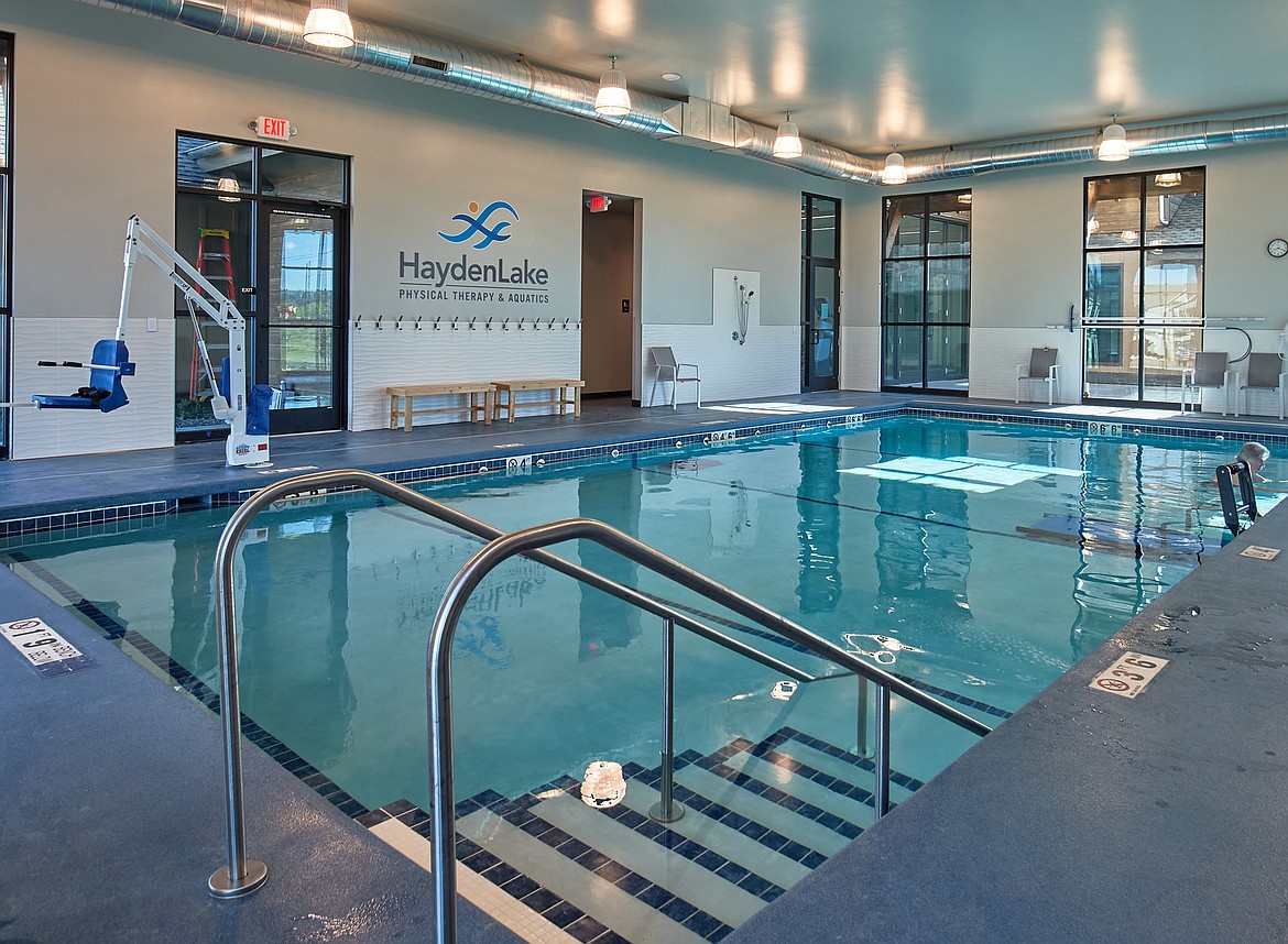 The 93-degree pool at Hayden Lake Physical Therapy & Aquatics, 3922 E. Early Dawn Ave. in Post Falls.