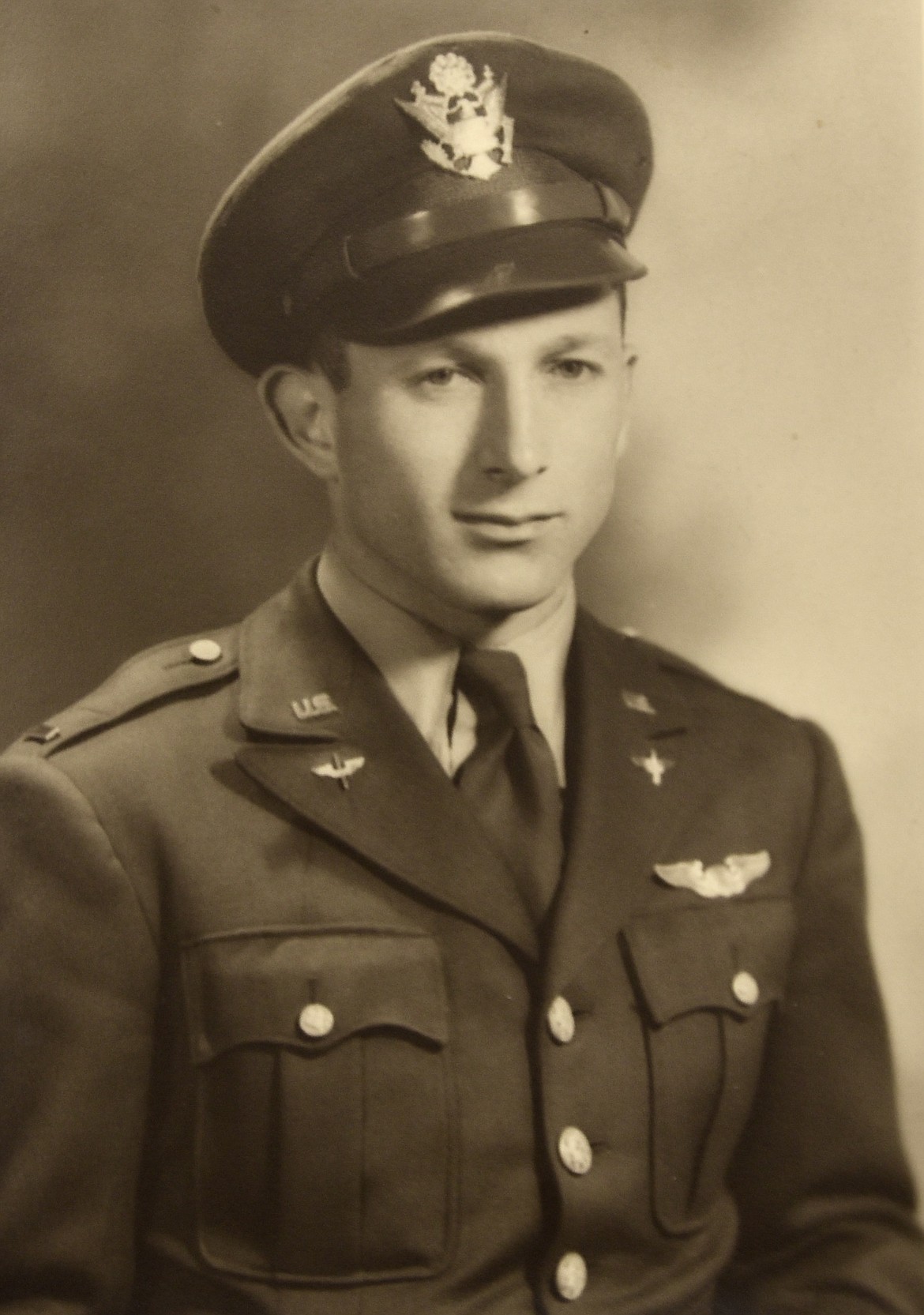 1st Lt. Jack McWilliams of Somers. McWilliams, a P-47 Thunderbolt pilot, was shot down over Europe in January 1945. (Photo courtesy Janice Sterner Jones)