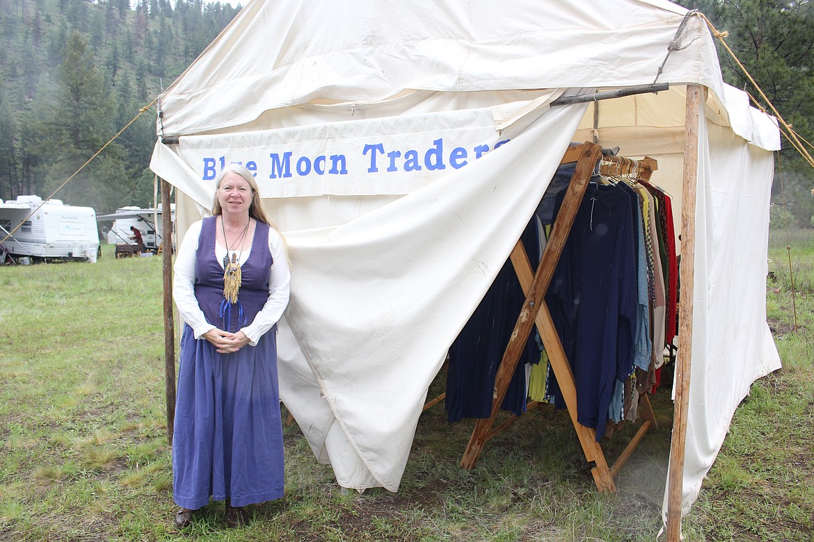 Reproduction clothing as close to the original are sold at these events. These were hand made in Council, Idaho and this merchant has attended 15 rendezvous already this year. (Monte Turner/Mineral Independent)