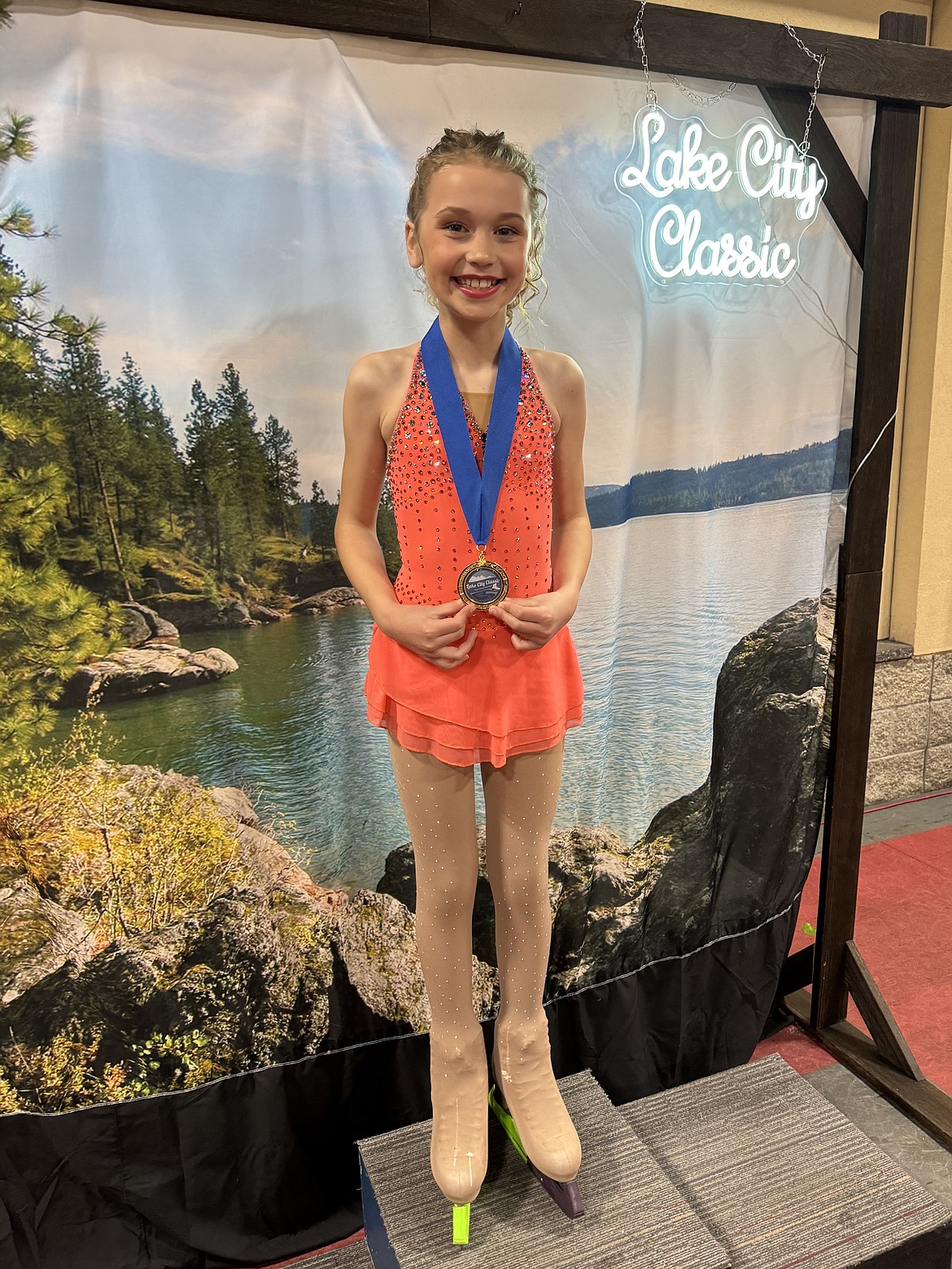 Courtesy photo 
Olivia Graybeal, part of the Lake City Figure Skating program of the Spokane Figure Skating Club, which hosted the Lake City Classic on May 17-19 at the Frontier Ice Arena in Coeur d'Alene.