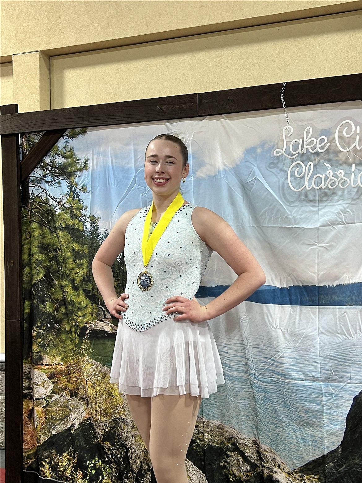 Courtesy photo 
Lily Joubert, part of the Lake City Figure Skating program of the Spokane Figure Skating Club, which hosted the Lake City Classic on May 17-19 at the Frontier Ice Arena in Coeur d'Alene.