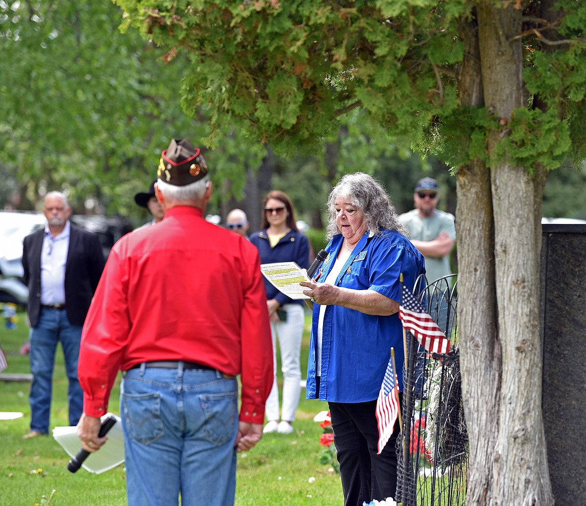 The Lion Mountain VFW Post 276 held its annual Memorial Day celebration in Whitefish on Monday, May 27, 2024. (Julie Engler/Whitefish Pilot)