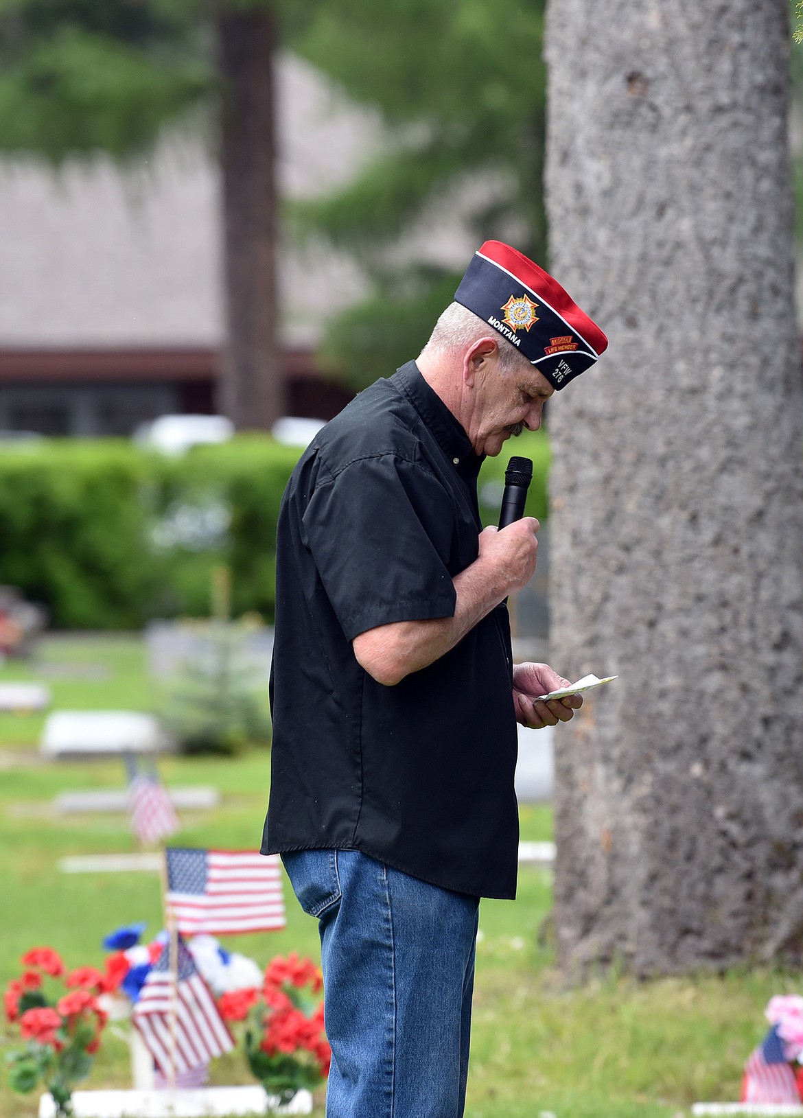 The Lion Mountain VFW Post 276 held its annual Memorial Day celebration in Whitefish on Monday, May 27, 2024. (Julie Engler/Whitefish Pilot)