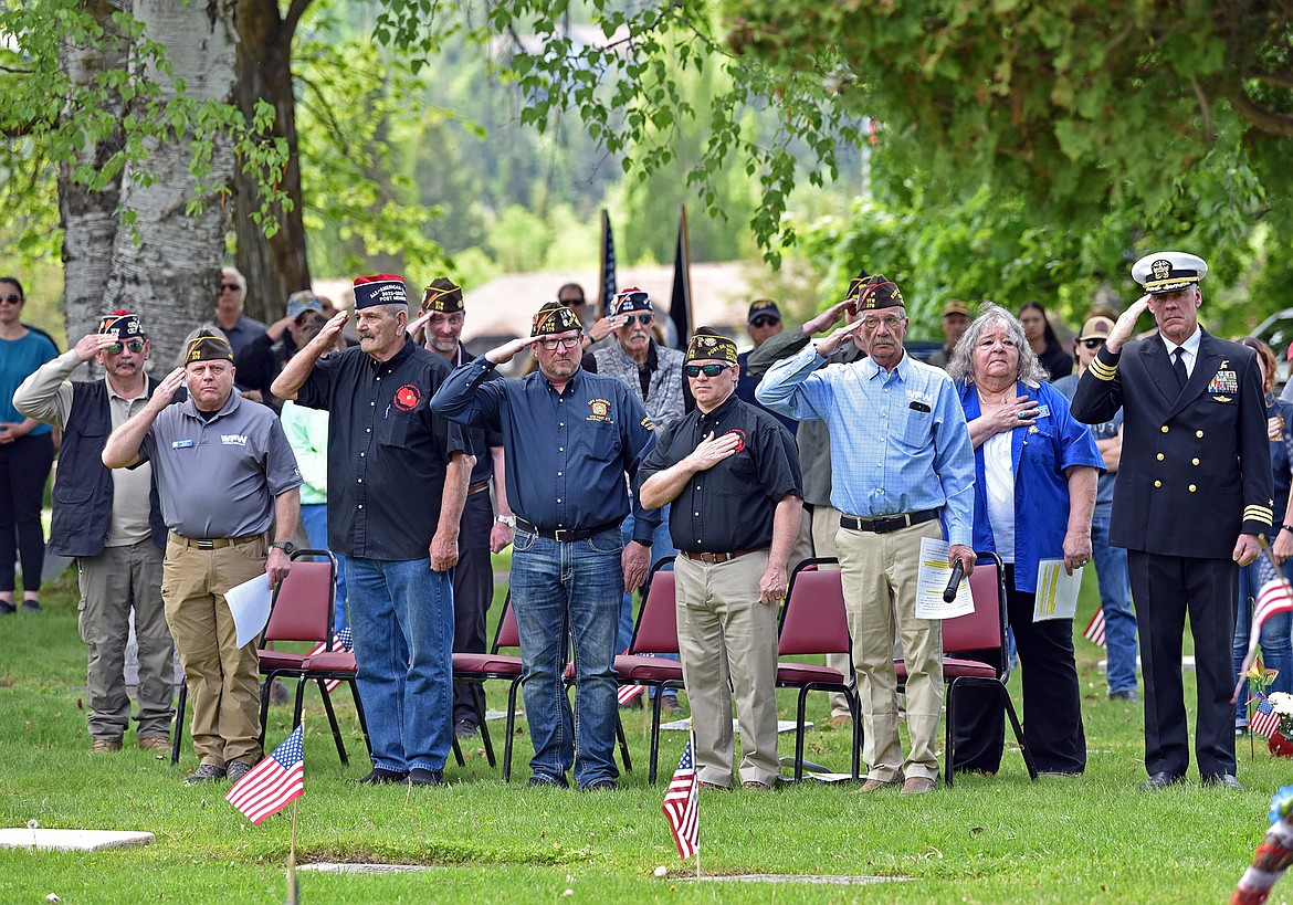 The Lion Mountain VFW Post 276 held its annual Memorial Day celebration in Whitefish on Monday, May 27, 2024. (Julie Engler/Whitefish Pilot)