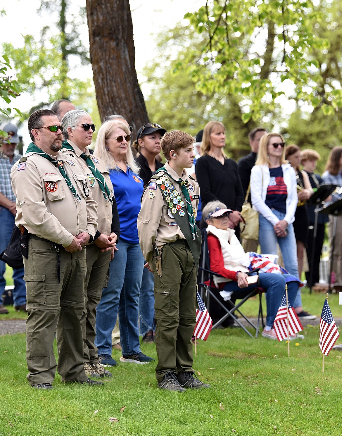 The Lion Mountain VFW Post 276 held its annual Memorial Day celebration in Whitefish on Monday, May 27, 2024. (Julie Engler/Whitefish Pilot)