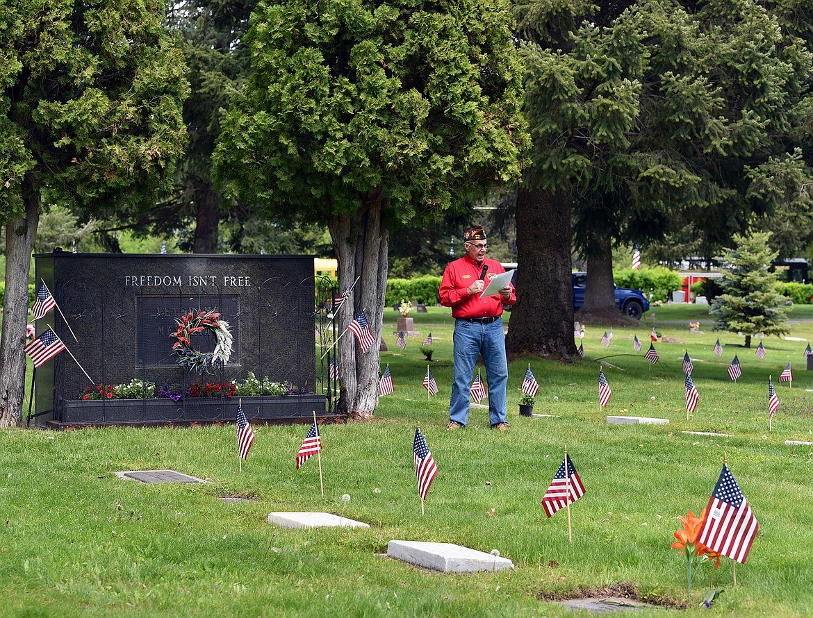 The Lion Mountain VFW Post 276 held its annual Memorial Day celebration in Whitefish on Monday, May 27, 2024. (Julie Engler/Whitefish Pilot)