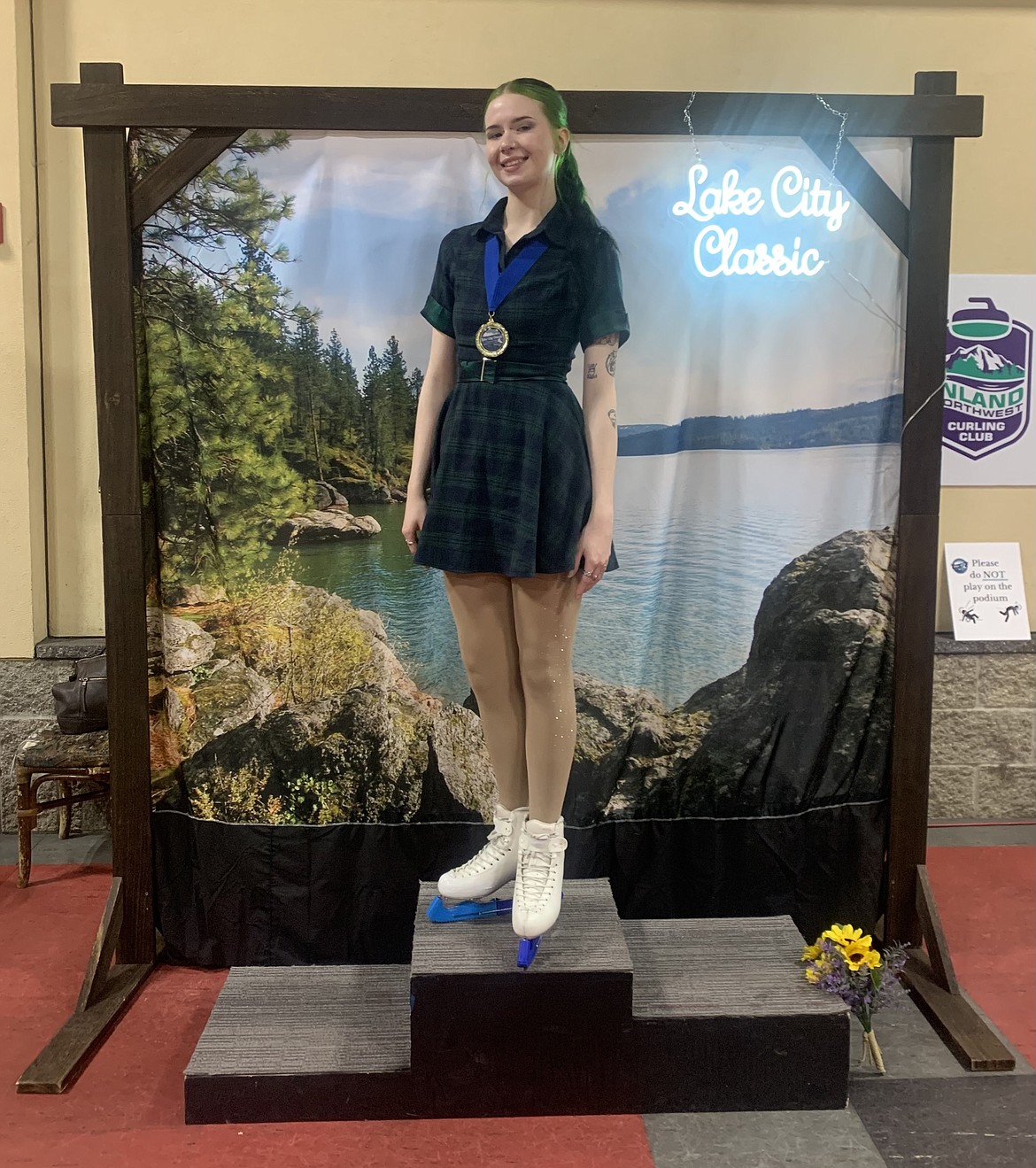 Courtesy photo 
EmmaLee Duvall, part of the Lake City Figure Skating program of the Spokane Figure Skating Club, which hosted the Lake City Classic on May 17-19 at the Frontier Ice Arena in Coeur d'Alene.