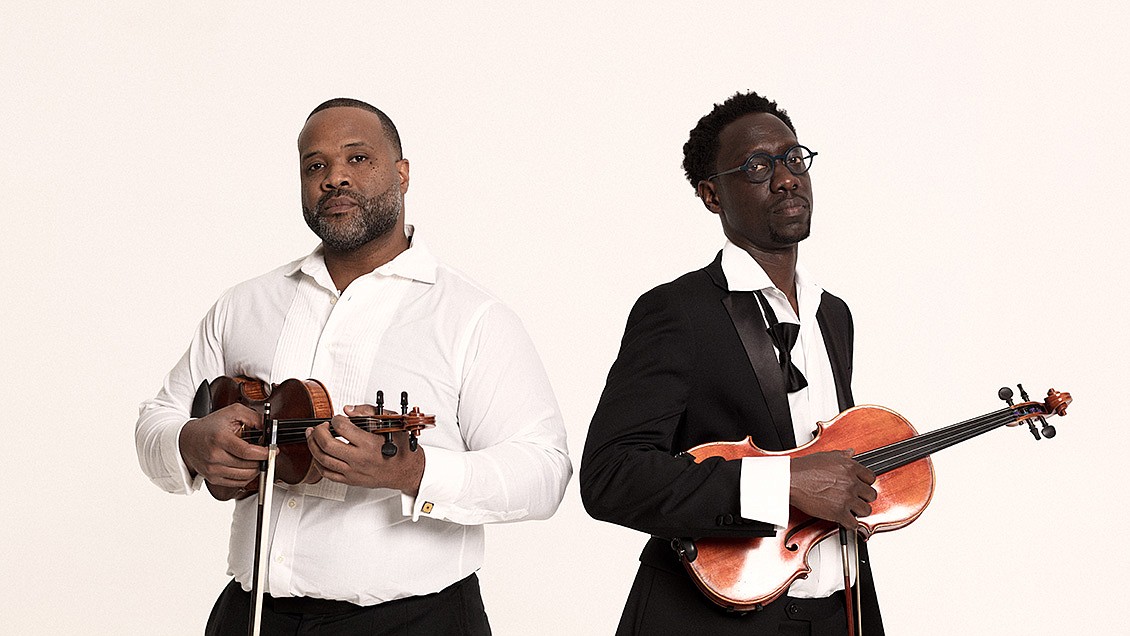 The innovative and dynamic duo, Black Violin, will perform at the Wachholz College Center on Sunday, Oct. 6.