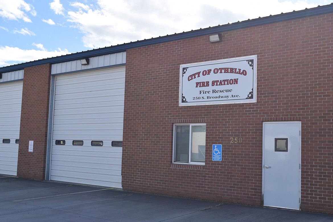 Exterior of the city of Othello Fire Station, located at 250 South Broadway Avenue. According to a previous interview with Othello Mayor Shawn Logan, the city owns the building, not Adams County Fire District 5.