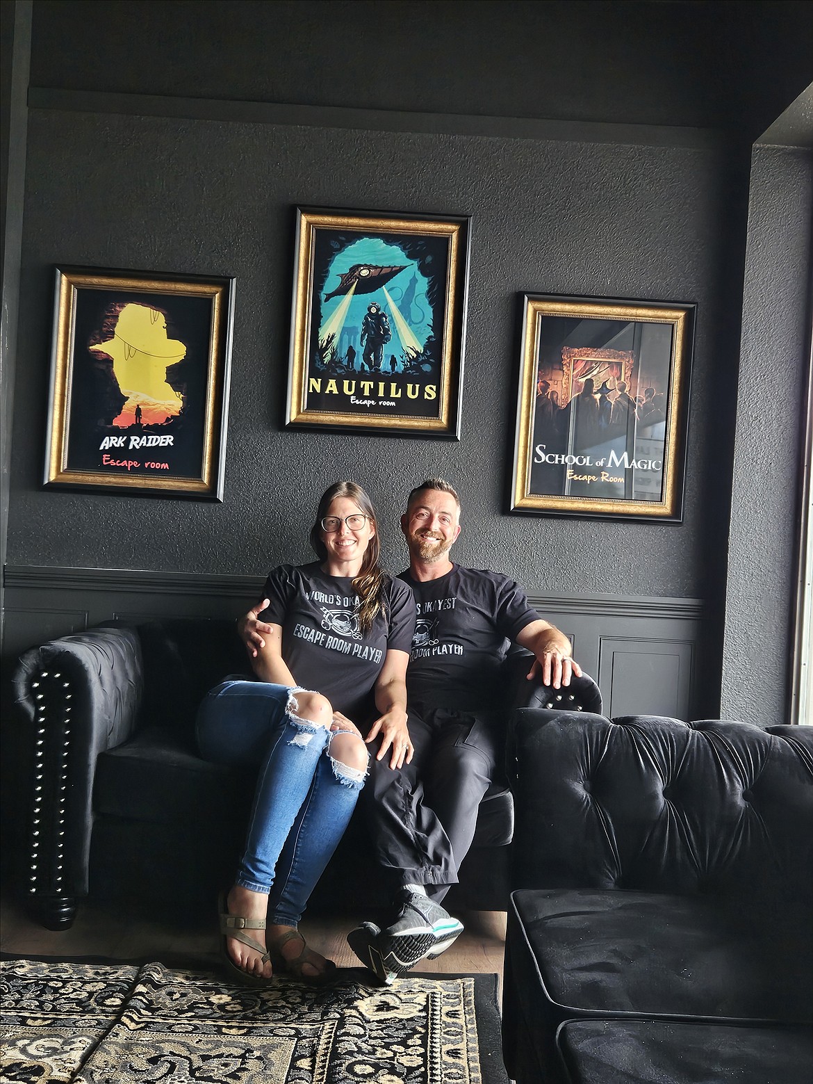 Locked In Escape Rooms owners Bonnie and Robert Otto.