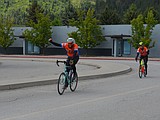 Riding for a reason: Charity cross-country bicycle trip stops in Kellogg