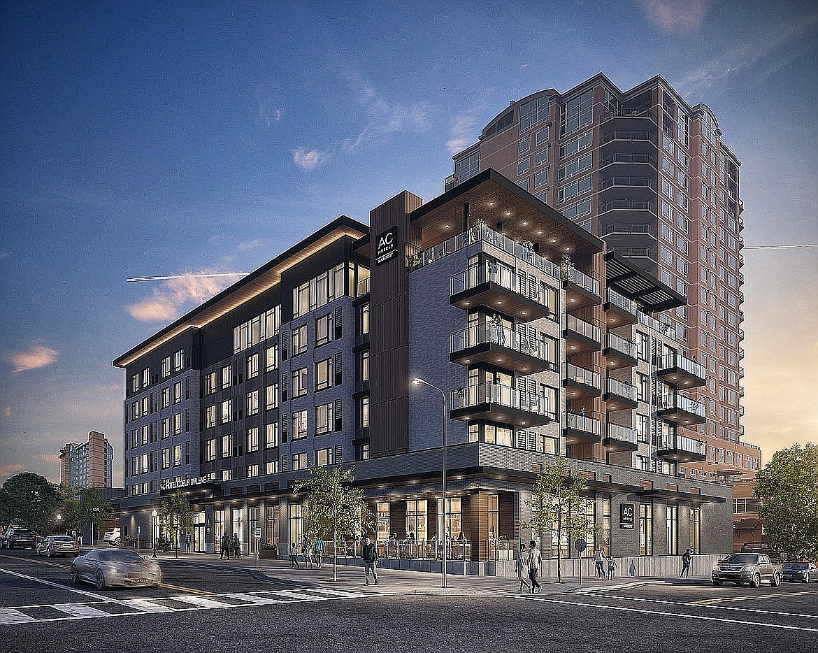 The Marriott hotel is proposed at Sixth and Sherman in downtown Coeur d'Alene.