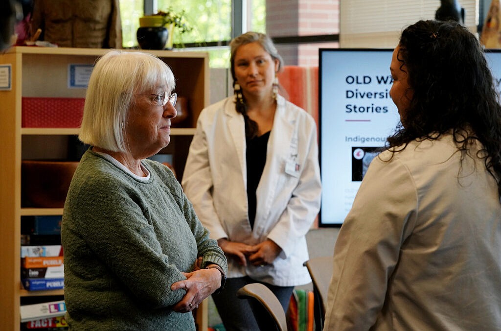 U.S. Senator Patty Murray visiting the Center for Native American Health on the WSU Spokane campus on Thursday, May 30, 2024.