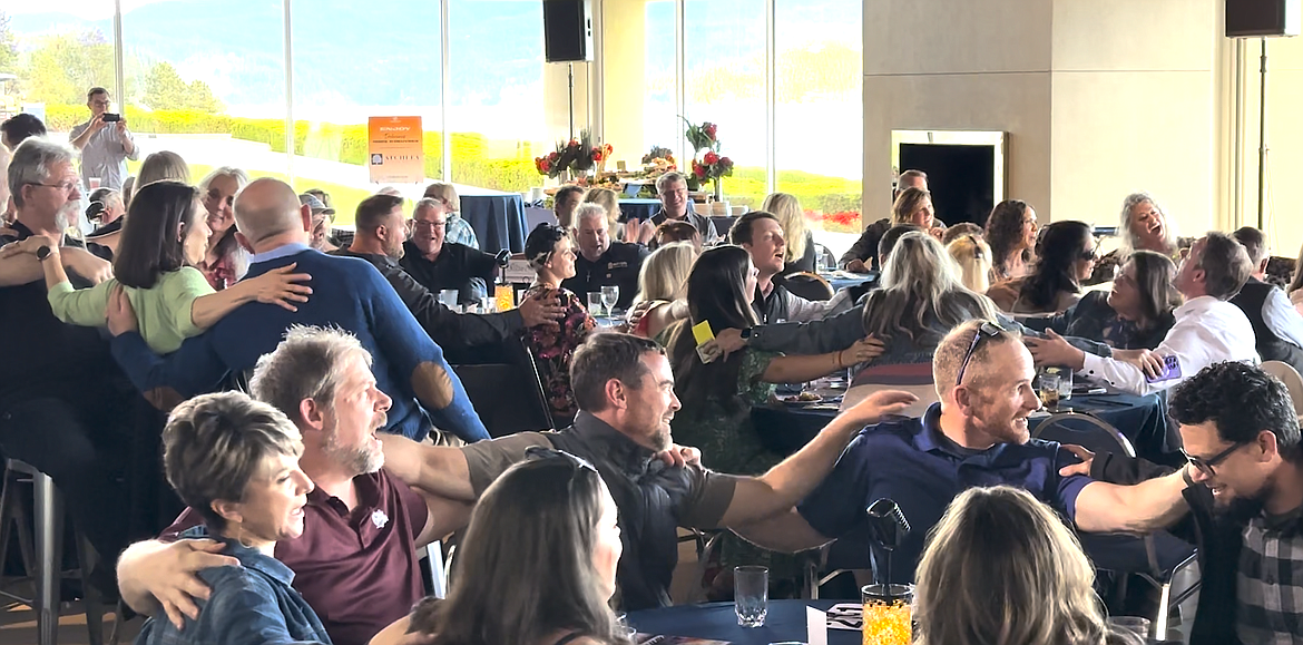 Guests have fun at the Boys and Girls Club inaugural “Keys for Kids” dueling pianos fundraiser at the Hagadone Event Center.