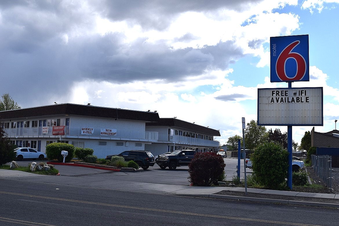 Two Moses Lake Police Department officers responded to a domestic disturbance call at the Moses Lake Motel 6 location pictured above on May 6. The incident resulted in both the suspect and one of the officers being injured.