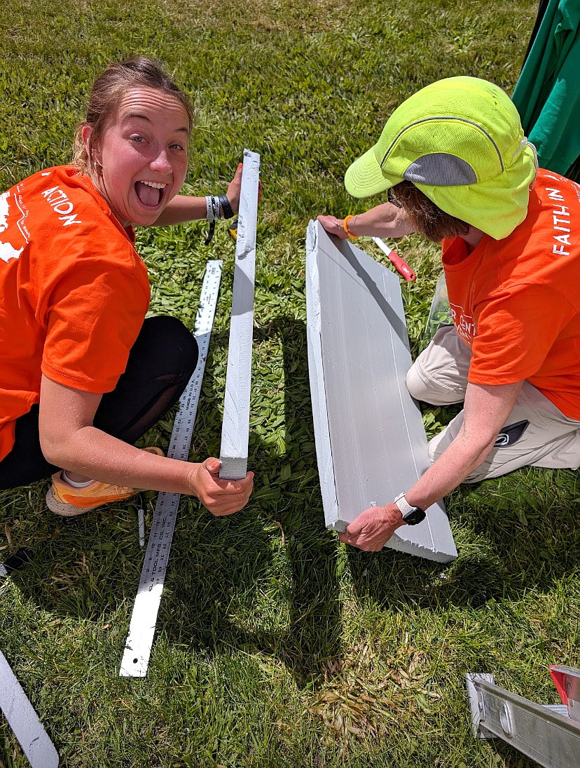 The Fuller Center Bicycle Adventure group stopped in the Silver Valley to make repairs to homes Friday before continuing their ride from Seattle to Washington D.C.