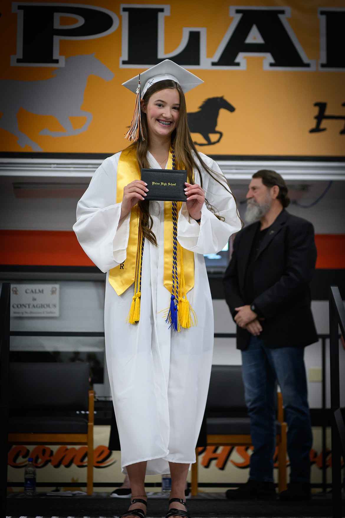 Plains High School Valedictorian Emory Ercanbrack. (Tracy Scott/Valley Press)